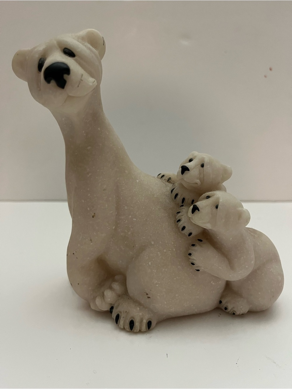 Vintage Second Nature Design Quarry Critters "Paisley's Pals" Polar Bear Figurin